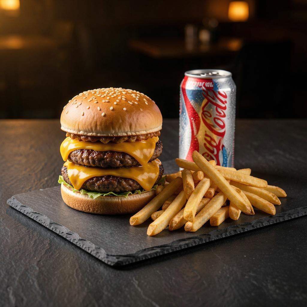 Menu Burger Double