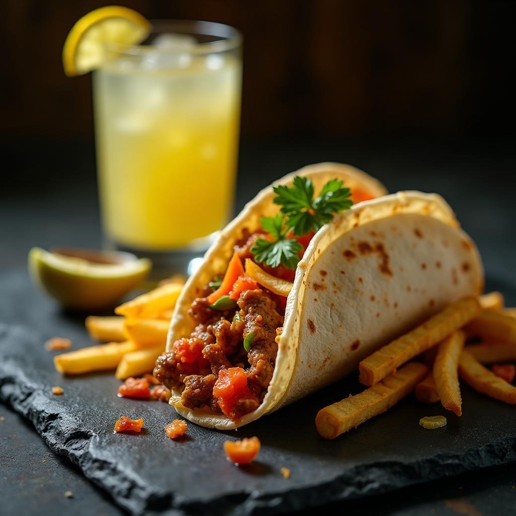 Tacos Mix + Frites + Limonade